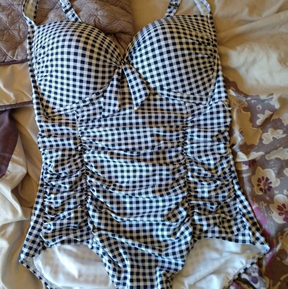 Torrid Gingham Swimsuit